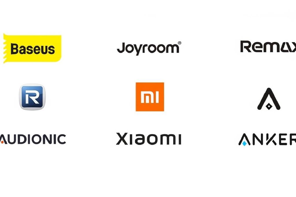 Logos of popular magnetic phone holder brands including Baseus, Remax, Joyroom, Xiaomi, and Anker.