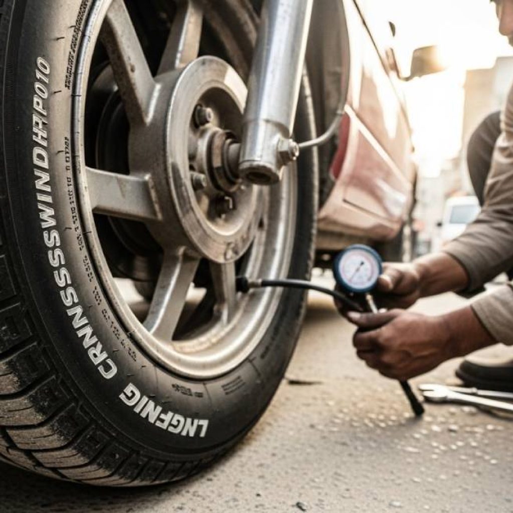 Best car tires Pakistan 2025 Linglong Crosswind HP010 on Suzuki Cultus dusty road