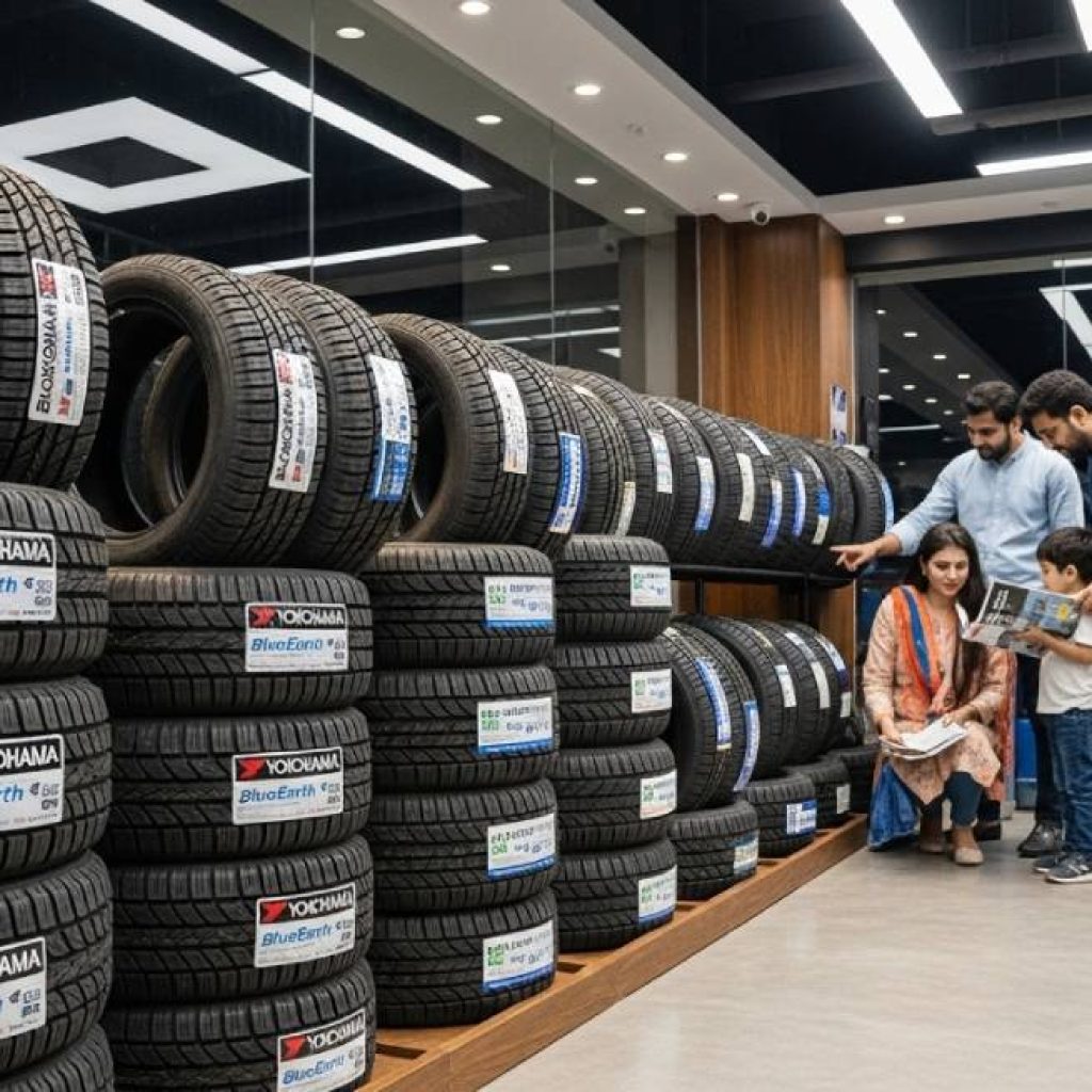 Best car tires Pakistan 2025 Yokohama Geolandar SUV tires in Islamabad shop
